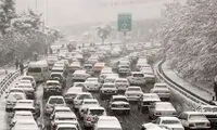 دوباره یک نمه برف بارید، تهران قفل شد!