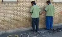 دستگیری سارقان کابل‌های بیمارستان سراوان 