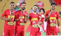عکس جالب از هافبک پرسپولیس و دختر بامزه‌اش