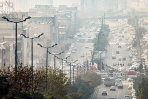 هوای آلوده تهران از ایستگاه دو تله‌کابین توچال