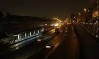 صرفه جویی خطرناک برق در اتوبان همت تهران