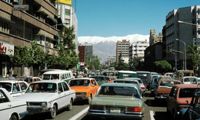 عکسی از میدان شهناز تهران در سال ۱۳۴۰