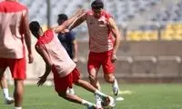چهره جدی سعید مهری در اولین تمرین با پرسپولیس
