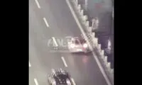 تصادف فاجعه بار سه ماشین روی پل بوغاز