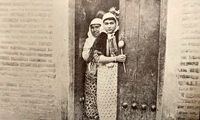  آخرین سوگلی ناصرالدین‌شاه با لباس چینی