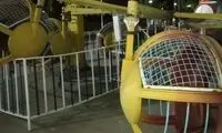 پلمب یک شهربازی در پی سقوط چرخ و فلک