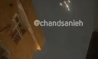 عبور یک جنگنده از آسمان تهران 
