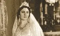 فریده، ملکه مصر در روز عروسی‌‎اش با ملک فاروق