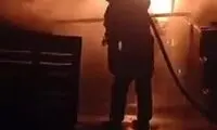 بازار گل خاوران تهران در آتش سوخت