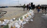 تولید روزانه ۲۰ تن زباله زائران در مرز مهران