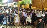 عکس: نماز عید فطر به امامت «سید حسن»