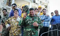 اشک ارتشی‌ها در غم مردم کرمانشاه