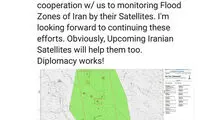 همکاری ایران و اروپا در پایش مناطق سیل‌زده