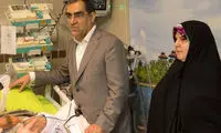 عیادت وزیر بهداشت و همسرش از استاد اخلاق