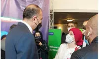گفت‌وگوی سفیر جدید فلسطین با وزیر امور خارجه