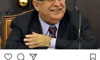 پست اینستاگرامی ولایتی برای درگذشت طالبانی