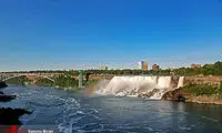 انعکاس رنگین کمان در معروف‌ترین آبشار دنیا