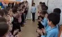 خداحافظی پراحساس یک کودک برای بازگشت به سوریه