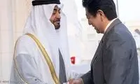 دیدار آبه شینزو با ولیعهد ابوظبی