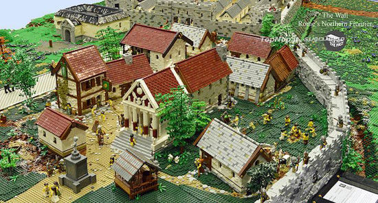 عکس: ساخت امپراتوری روم با لگو