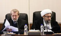 چهره خندان ظریف و احمدی نژاد در مجمع