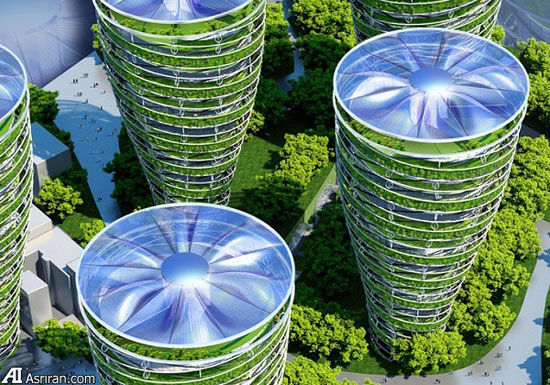 آسمانخراش‌های سبز در طرح آینده‌نگر پاریس