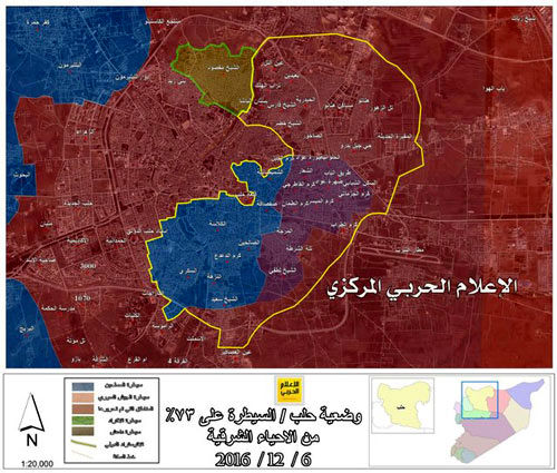 شمارش معکوس برای آزادی «حلب» آغاز شد