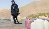 مردم در خوزستان برای آب شور هم پول می‌دهند