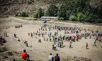 عکس: مسابقات طناب کشی در شمال