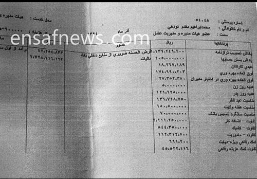 فیش حقوقی مدیران بانک تجارت هم رسید