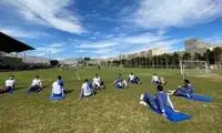 برگزاری تمرین فردای آبی‌ها با حضور اصحاب رسانه