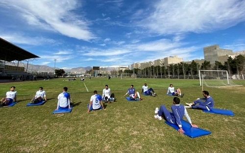 برگزاری تمرین فردای آبی‌ها با حضور اصحاب رسانه