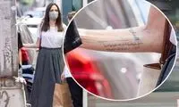 خالکوبی جدید آنجلینا جولی با جمله‌ی گالیله