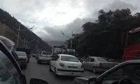 ترافیک در جاده هراز سنگین شد