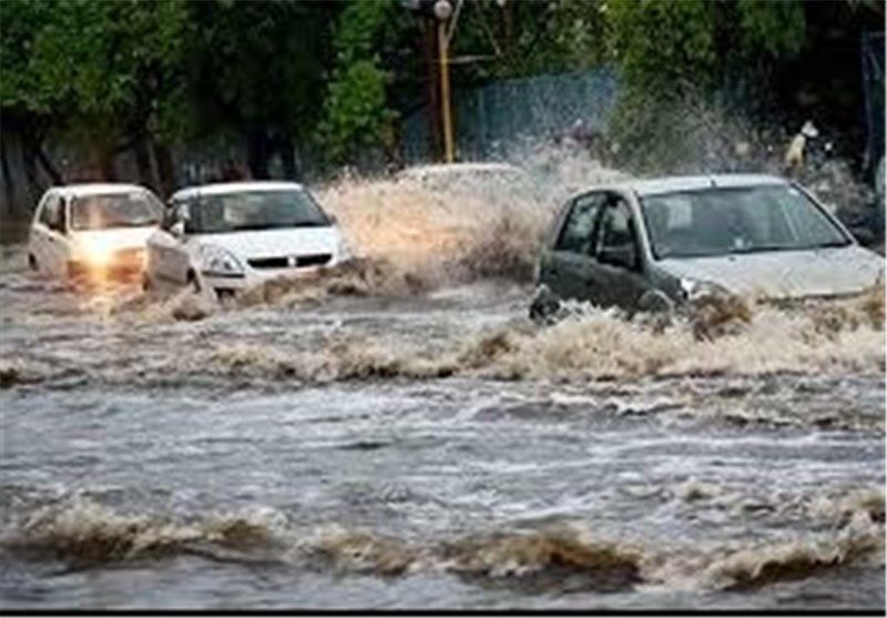 تصاویر هولناک از وقوع سیلاب در کرج
