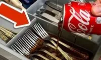7 ترفند عجیب تمیزکاری با نوشابه مشکی 