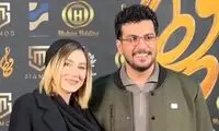 بوسه عاشقانه امیرحسین قیاسی بر پیشانی همسرش وایرال شد