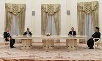 پوتین در دیدار با رئیسی: خوشحالم اینجایید