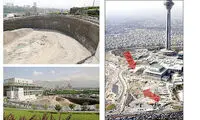 نجات برج میلاد از گود 40 متری
