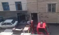 اثاث‌کشی با ماشین «آتش‌نشانی»! +عکس