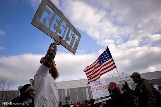 ادامه تظاهرات مسلمانان در آمریکا‎