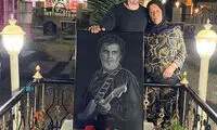 پسر و همسر حبیب محبیان در سالگرد درگذشت وی
