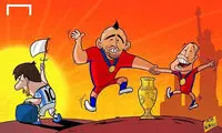 کاریکاتور: مسی رفت!