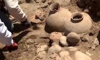 تصاویر ویدئویی از کشف گور ۱۸۰۰ساله در بولیوی