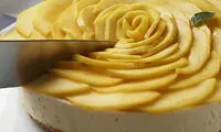 طرز تهیه چیز کیک انبه؛ بسیار آسان با بیسکوییت پتی‌بور