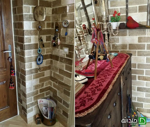 ورودی مدرنِ این آپارتمان‌های ایرانی