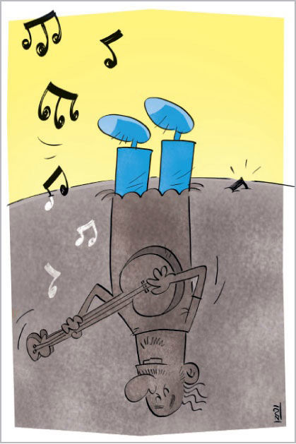 کارتون: موسیقی زیر زمینی!