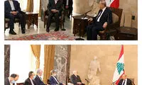 ظریف با رئیس جمهور لبنان دیدار کرد