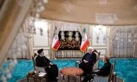 مزاح روحانی و لاریجانی با رئیسی بر سر شام