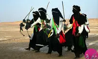به جای زنان مردان این قبیله حجاب دارند!